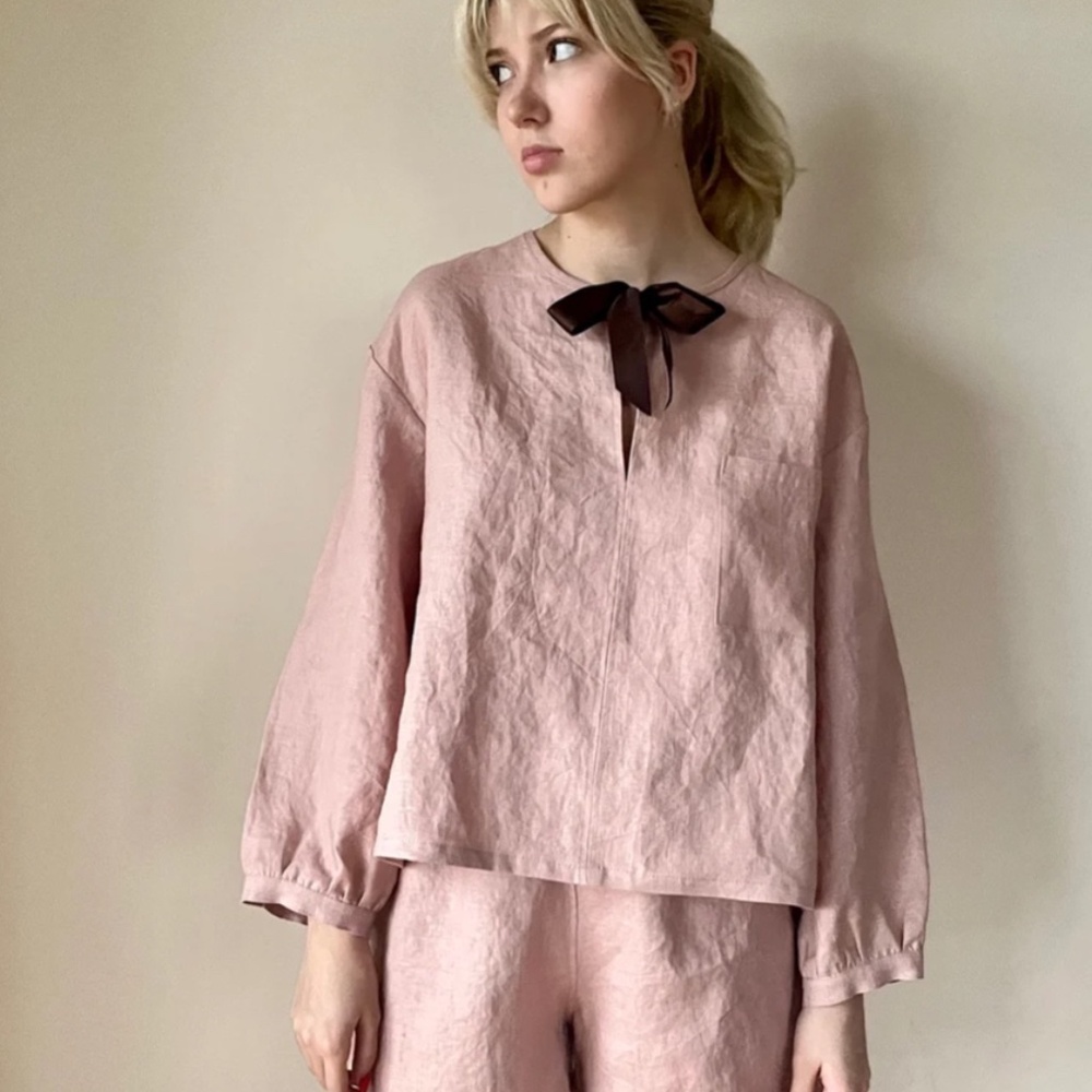 Linen Deep LINEN SHORTS
